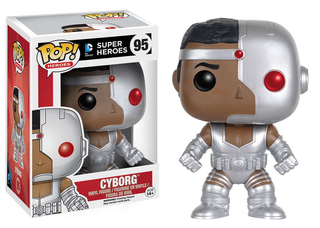 Funko Pop Heroes Cyborg 95 Vinyl Figure DC Comics NIB with Protector