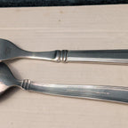 8 Pc HAMPTON SILVERSMITHS PORTFOLIO Serving Set | Glossy Hostess Completer 208