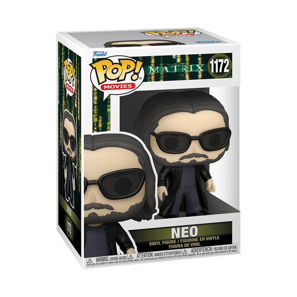 Funko Pop! Movies Matrix Neo 1172 Vinyl Figure Resurrections with Protector