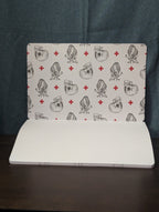 Wrapaholic 50 Anatomical Skull & Heart Paper Placemats | 11x17 Pad | Gothic Medi
