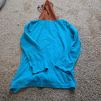 Space Jam Taz Boys Hooded Shirt 10 Tune Squad Deep Teal 2021