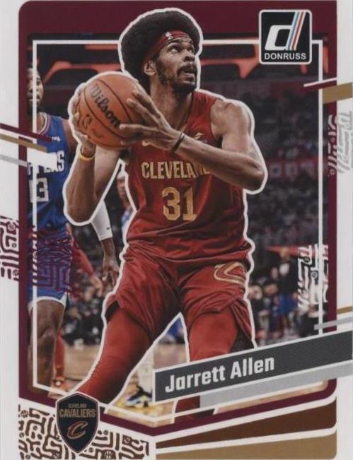 2023-24 Panini Donruss Jarrett Allen #186 Cleveland Cavaliers Base Card | Good