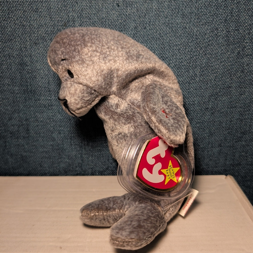 Ty Beanie Baby Slippery the Seal 1999 Retired w/ Tag Protector Vintage