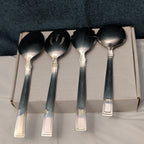 8 Pc HAMPTON SILVERSMITHS PORTFOLIO Serving Set | Glossy Hostess Completer 208