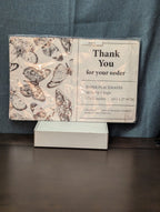 Wrapaholic 50 Anatomical Skull & Heart Paper Placemats | 11x17 Pad | Gothic Medi