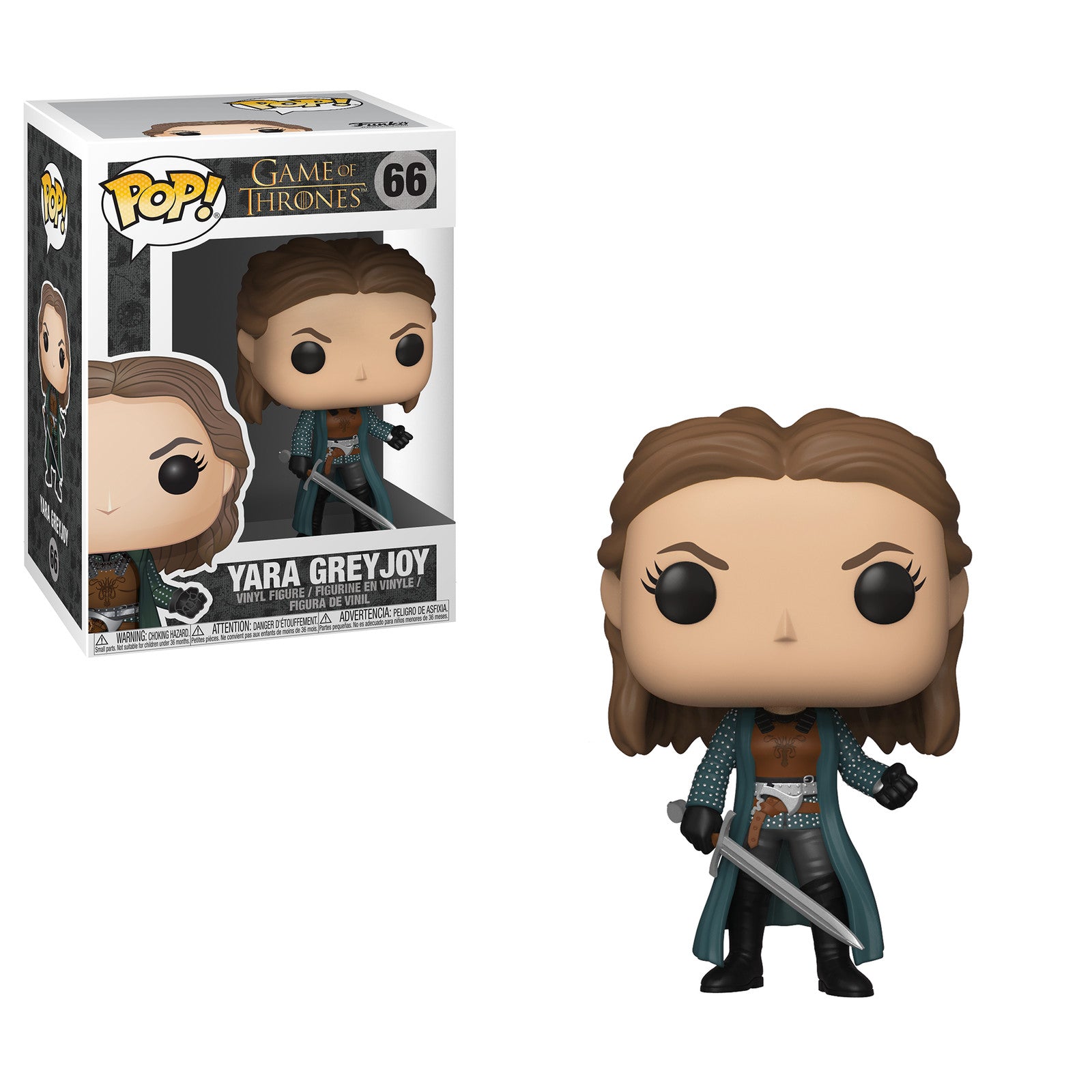 Funko Pop Game of Thrones Yara Greyjoy 66 Vaulted Vinyl Figure Case New NIB