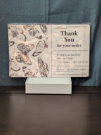 Wrapaholic 50 Anatomical Skull & Heart Paper Placemats | 11x17 Pad | Gothic Medi