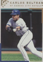2000 Topps Gallery Carlos Beltran #7 Royals Canvas 1999 ROY HOF Vibe