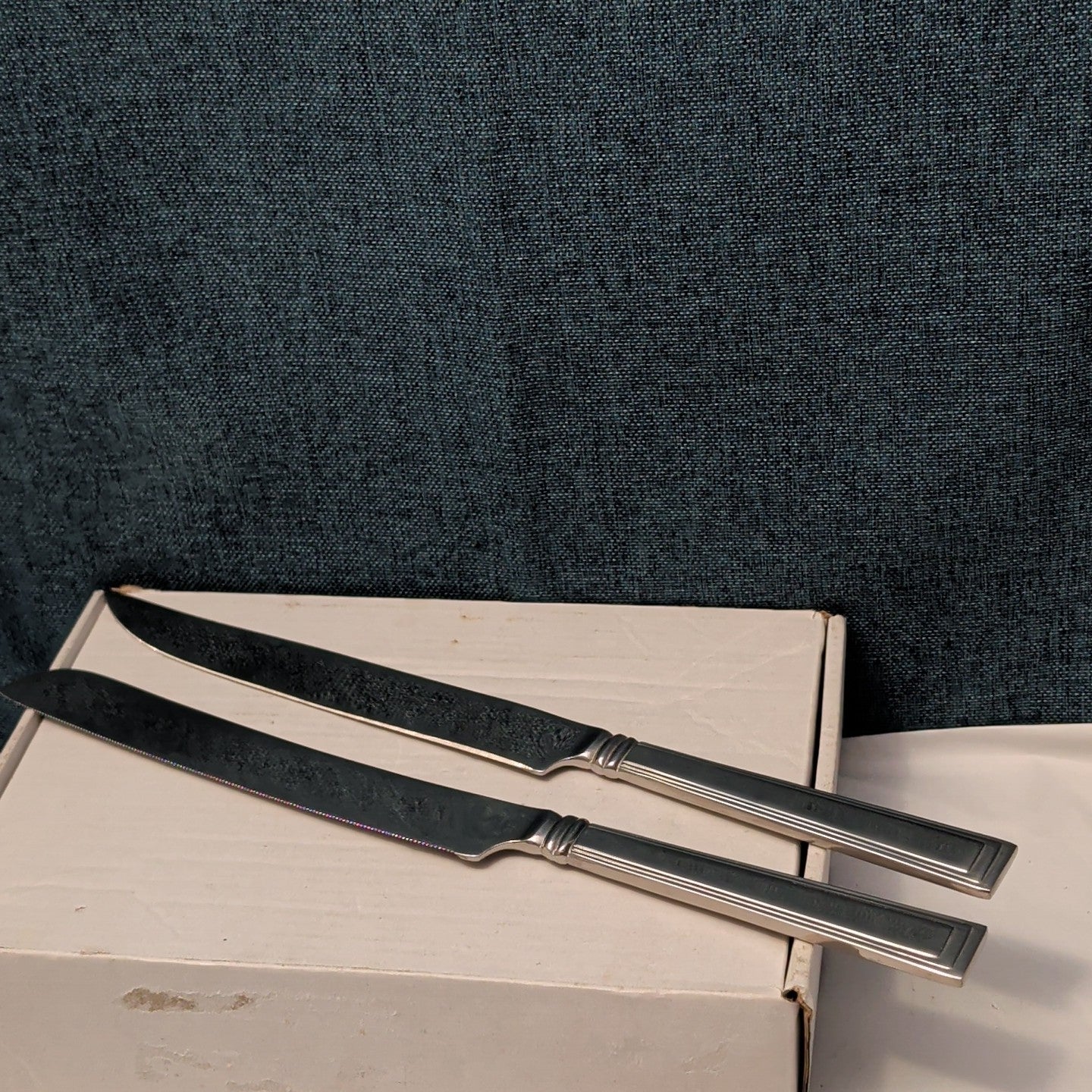 8 Pc HAMPTON SILVERSMITHS PORTFOLIO Serving Set | Glossy Hostess Completer 208