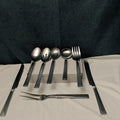 8 Pc HAMPTON SILVERSMITHS PORTFOLIO Serving Set | Glossy Hostess Completer 208