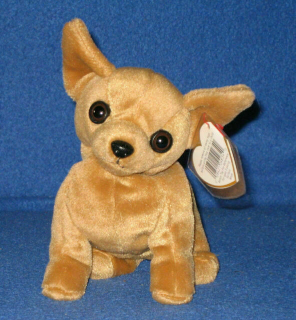 Ty Beanie Baby Tiny Chihuahua Dog Plush Vintage MWMT